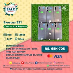 Samsung S21 128GB Official PTA CellArena