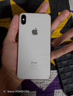 I phone xsmax non pta back crack / original pannel hai