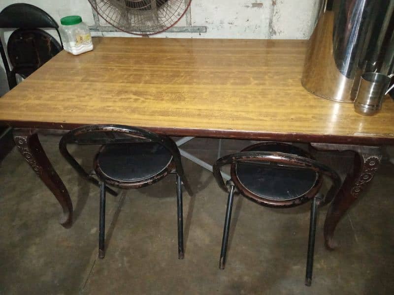 4 in 1 , 1 dining table wooden,show case,dressing table,computer table 5