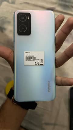 oppo a76 (6/128) with box original charger 10 by 10 condition