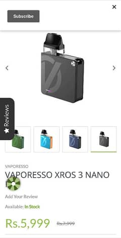 Vaporesso XROS 3 Nano