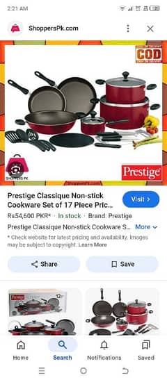 Prestige non stick