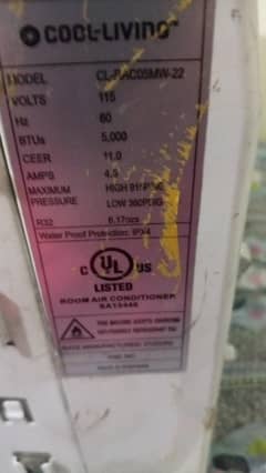 window AC half ton for sale good working good condition