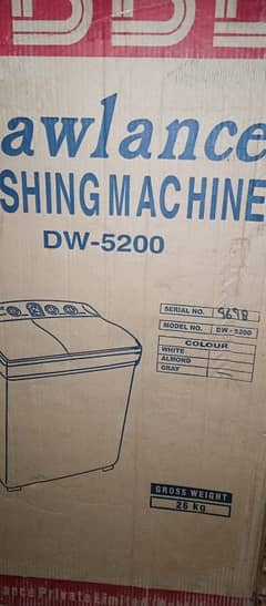 Dawlance washing machine & dryer