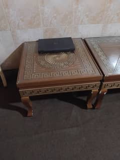 wooden table set