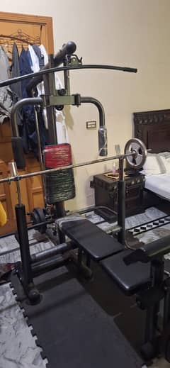 Multi-Station Home Gym Machine|Complete Fitness Setup for Bodybuilding