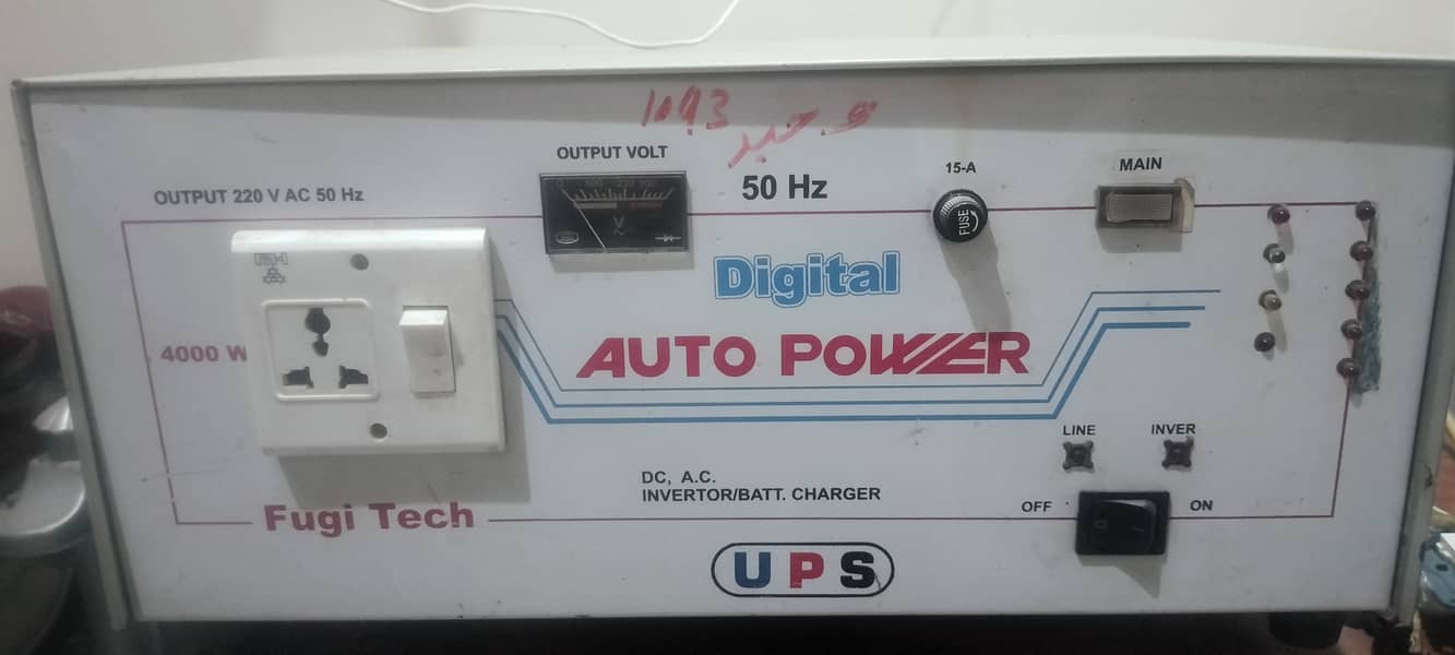 Auto Power made in fully copper UPS in good and running condition 0