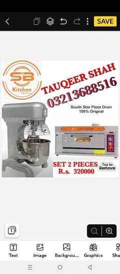 Pizza oven commercial bakery oven cafe cousin's equipment Consultant