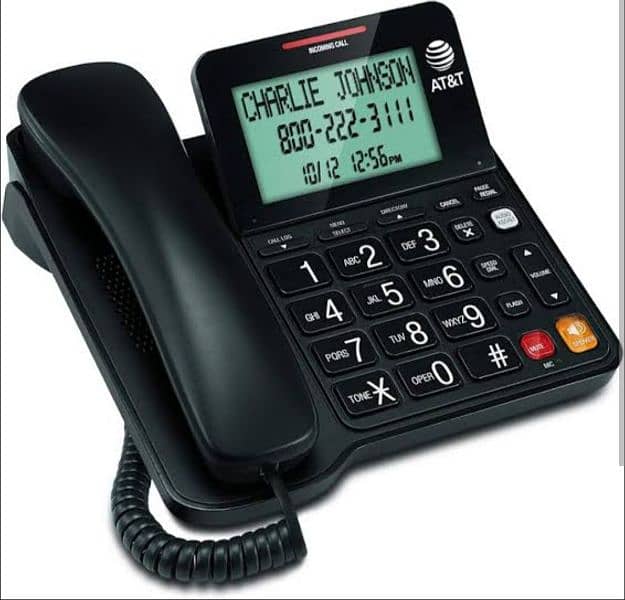 Imported AT&T CL2940 Corded Phone with Speakerphone, Xl Tilt Display 0