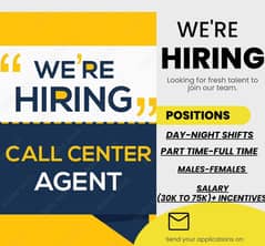 Looking Staff for Call Center (Matric to Masters) apply now