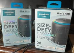 Anker Soundcore Mini 3 Pro Bluetooth Wireless Speakers - 2 Units