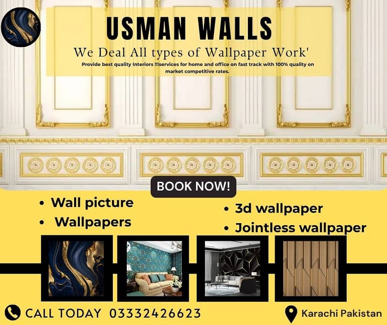 3D WallPaper|Wall flex Sheet|pvc Wall panel|wall paper wpc Panel 0