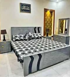 Double bed/king size bed/dressing table/bed set/Poshish bed/furniture