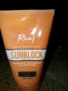Rivaj Sunblock SPF 90 – Lightly Used – Budget Deal