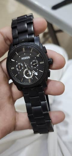 fossi chronograph original chain  watch for men proper working