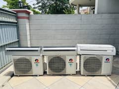 3 Gree ACs  1.5ton - 2 Inverters, 1 Simple