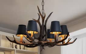 Retro Antler LED Chandelier