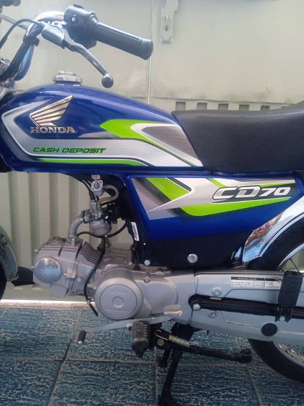 HONDA CD 70 2025 MODAL BLUE COLOUR - Standard - 1102080172