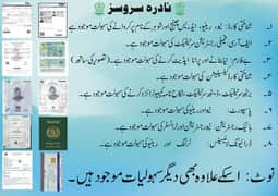 NADRA SERVICES.