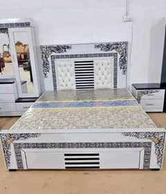Double bed/king size bed/dressing table/bed set/wooden bed/furniture
