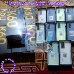 REDMI K50 K60 5G 256/12/16 GAMING EDITION DUAL-SIM PUBG 120 FPS
