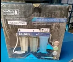 So Safe Triple Stage Water Purification System with UV Lamp 9"