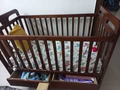 Wooden cot
