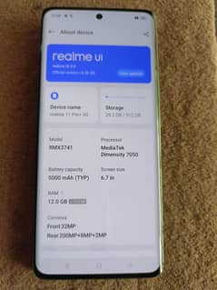 realme 11pro plus 5g 12gb ram 512gb memory with bux