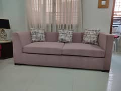 6 seater  modern sofa with cushions .