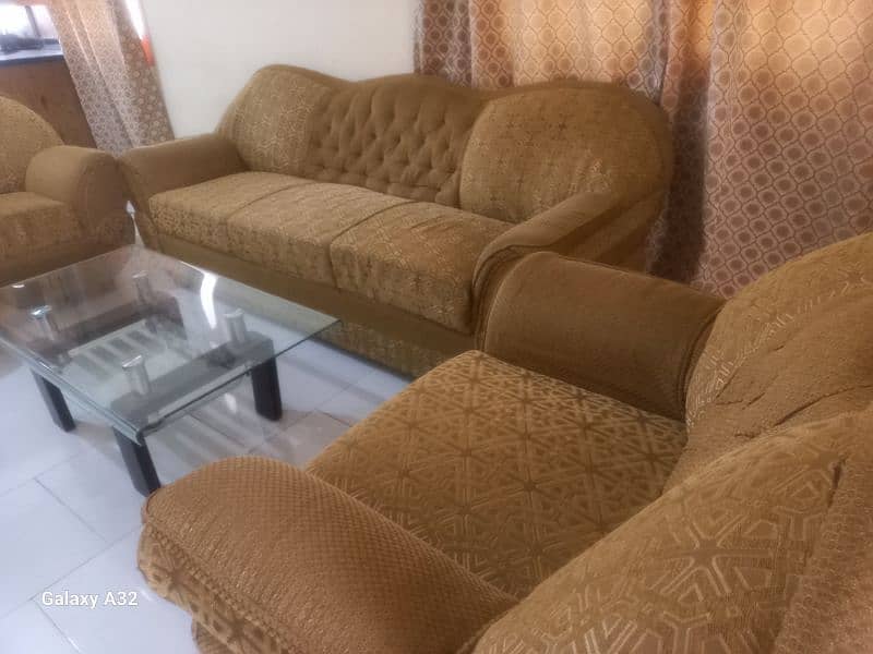 5 seater sofa with table for sale 2