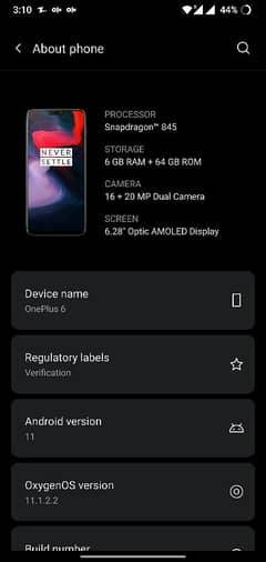 one plus 6 Ram 6/64 condition 10/9.5