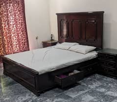 Double Bed with solid and strong structure