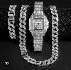 Men's watch with bracelet or chain, condition ok different prices