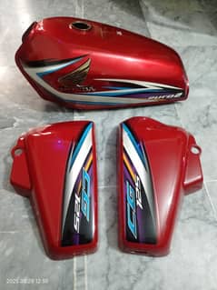 Genuine Tanki Tappy Honda CG125 2015 model, Fuel Tank and side covers