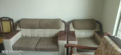 6 seater Sofa set pure wood body structure