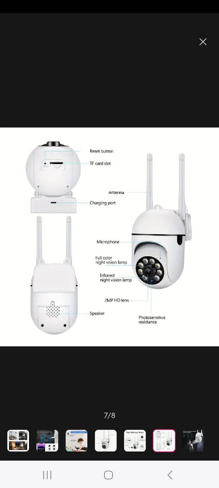 CCTV CAMERA SECURITY WiFi WIRELESS SECURITY CAMERA 1