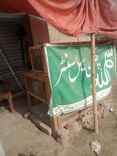 چکن پھٹہ ۔الیکٹرک کانٹا ۔مڈھی۔ٹوکہ۔چھری۔بانس۔ترپال۔براۓفروخت۔