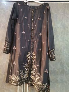 2 pc fancy embrided dress just 2 hrs use