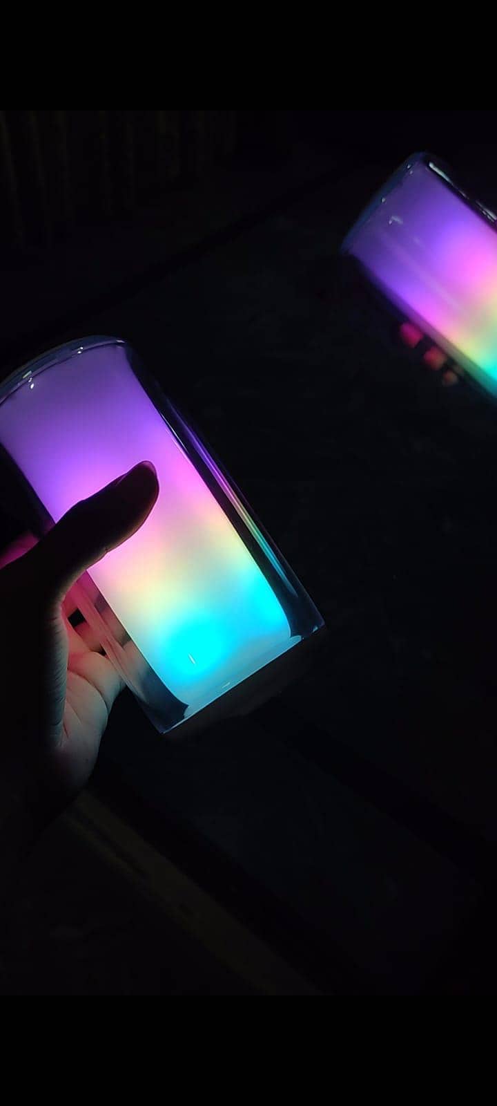 RGB flame Bluetooth speaker with box 10/10 condition 5
