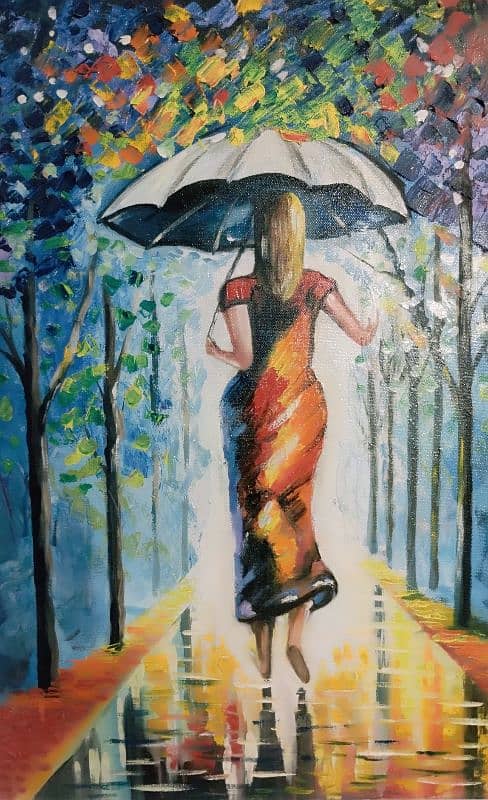 Handmade oil painting on canvas 0