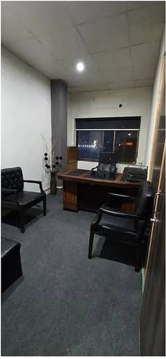 Fully Furnished Area 450 Square Feet Brand New Corporation Office Available For Rent In Main Boulevard Road Gulberg 3 Lahore