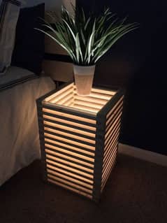 wooden table lamp