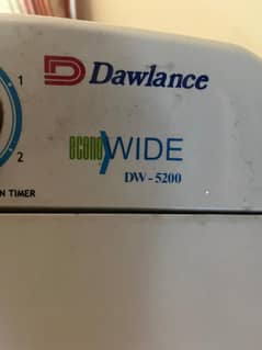 DW 5200, 10 years old, washing machine plus dryer