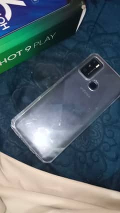 infinix hot 9 play good condition all 4gb ram 64