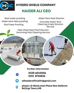 Roof Heat Proofing /Water proofing/Roof water proof/leakage seapage