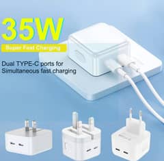 35W USB-C Power Adapter USB-C to lightning Cable