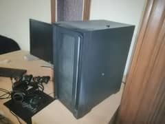 gaming PC with accessories