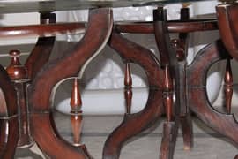 Center Table with 2 Side Tables – Glass Top of one side table Missing