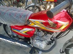 Honda CG-125cc. Unregistered Bike AFR-2025