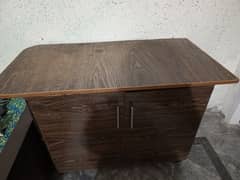 Iron stand with cupboard
